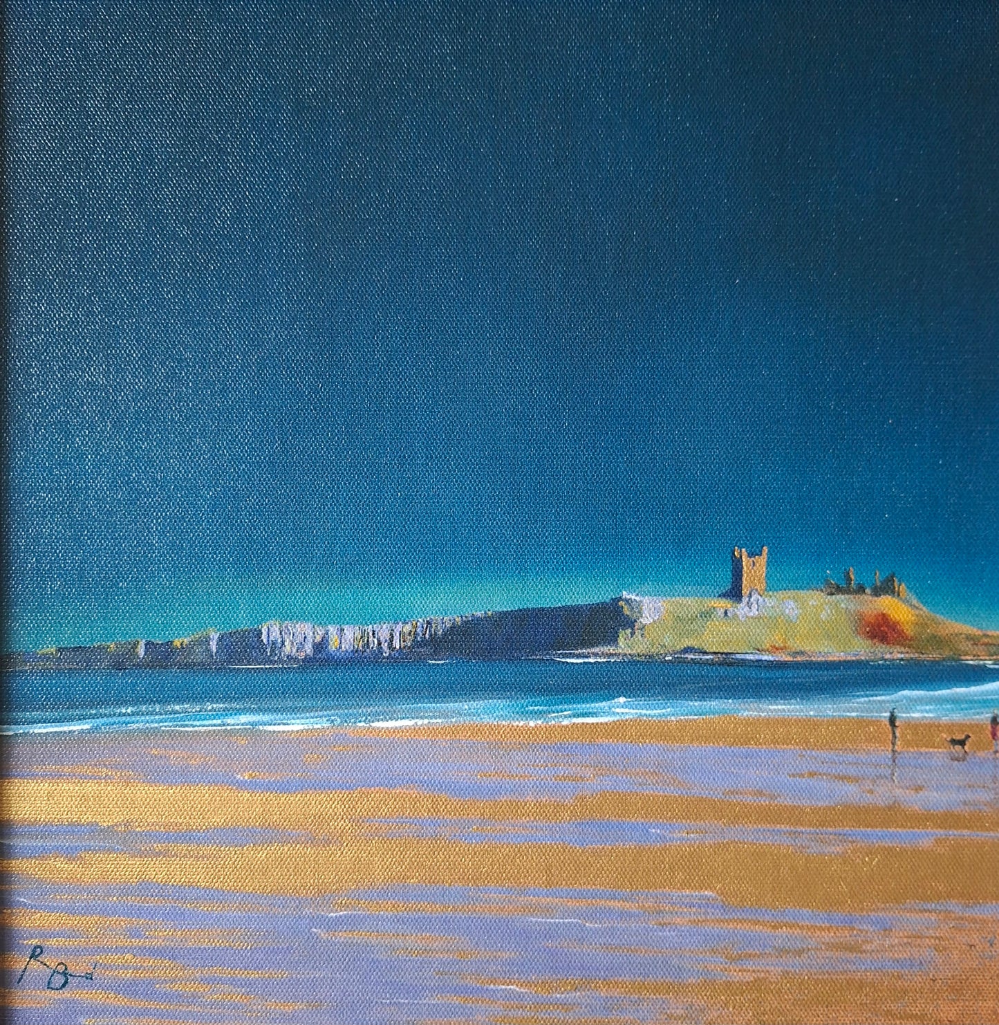 Gold Sands Reflections Dunstanburgh