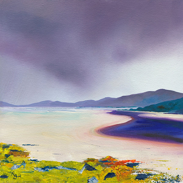 Low Tide Shades of Purple Peat, Luskentyre