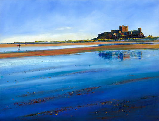 Bamburgh Castle Reflections Landscape